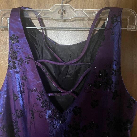 Very Nice Purple Dress With Tags From Macys - Picture 3 of 8
